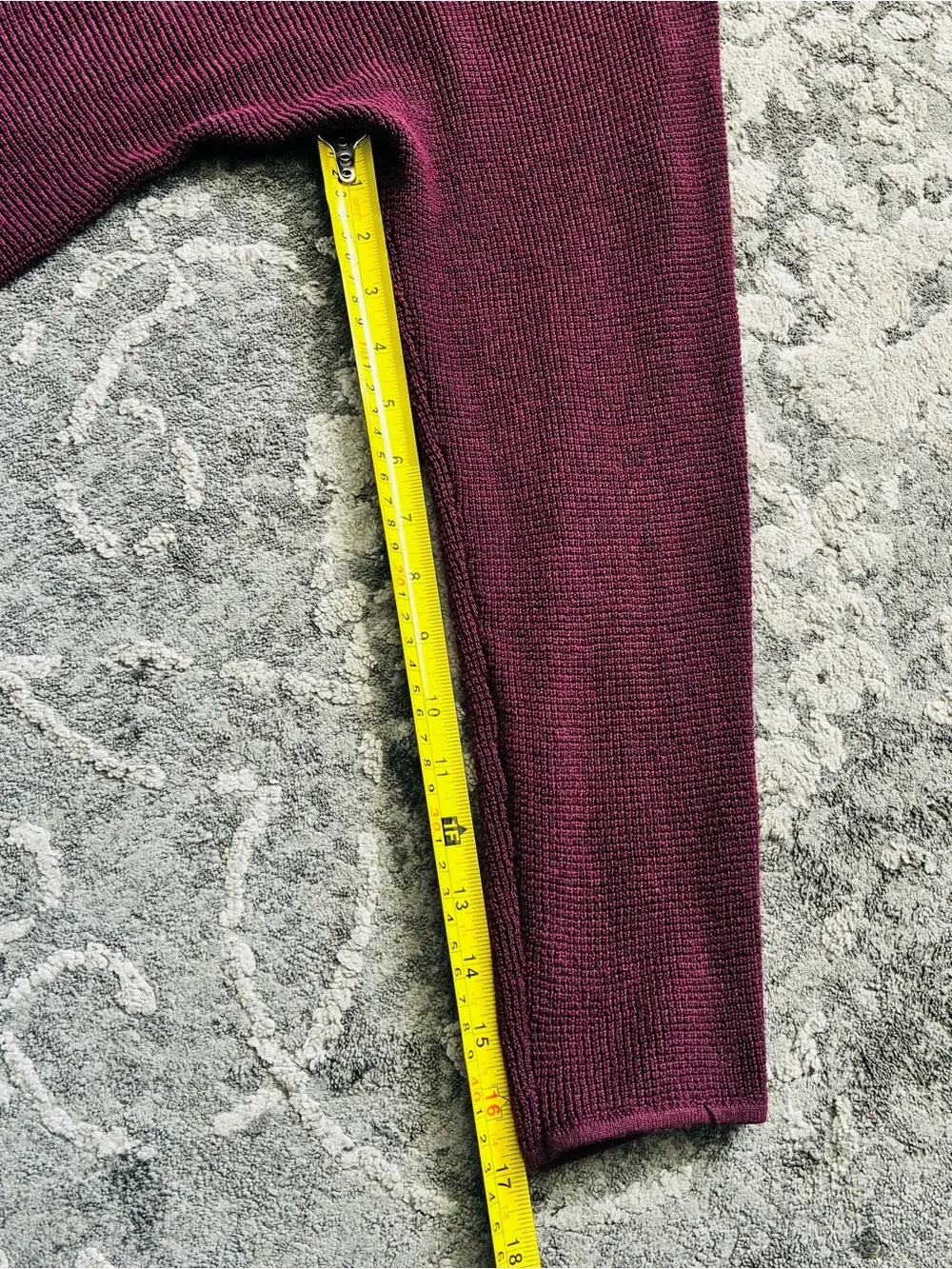 Michael Kors Plum Scoop Neck Knit Sweater with Button Cuffs